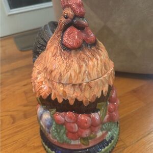 Ceramic Rooster Cookie Jar